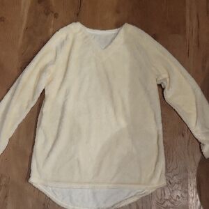 Cozy Cream Fuzzy Sweater